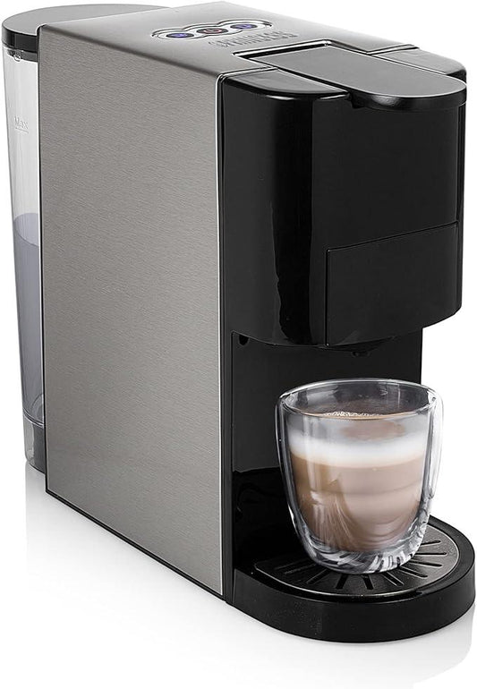 MACCHINA CAFFÈ PRINCESS 5IN1 NERA/ACCIAIO