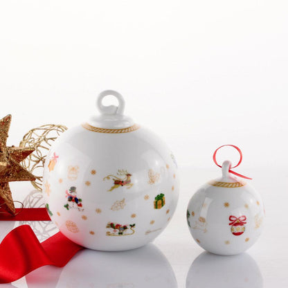 Weissestal - Set 6 Palle di Natale Piccole 6,5xh8cm Gift Natale